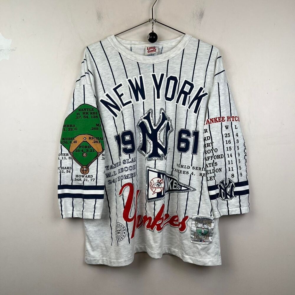 Vintage 1991 New York Yankees 1961 World Champions Tee Shirt Size XL